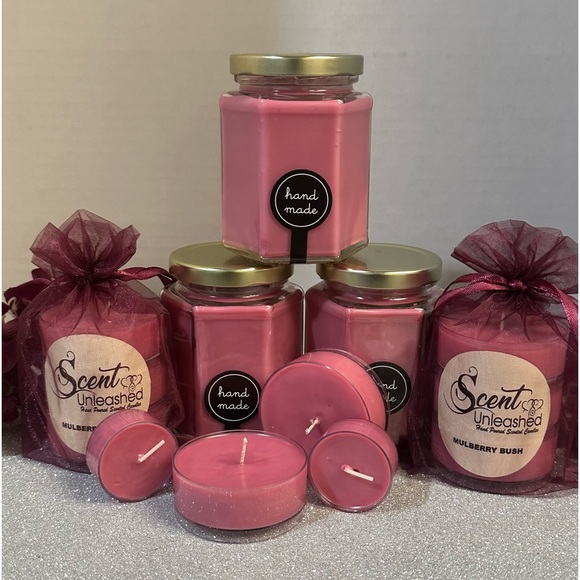 TAYBERRY TEAKWOOD, MULBERRY BUSH LUXURY HAND POURED SCENTED CANDLES - Picture 5 of 13